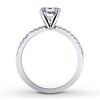 Thumbnail Image 2 of Previously Owned Diamond Ring Setting 1/5 ct tw Round-cut 14K White Gold