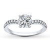 Thumbnail Image 3 of Previously Owned Diamond Ring Setting 1/5 ct tw Round-cut 14K White Gold
