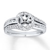 Thumbnail Image 1 of Previously Owned Diamond Engagement Ring Setting 3/4 ct tw Round 14K White Gold