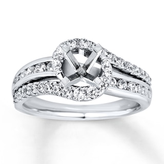 Previously Owned Chosen Diamond Engagement Ring Setting 3/4 ct tw Round 14K White Gold