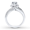 Thumbnail Image 2 of Previously Owned Diamond Engagement Ring Setting 3/4 ct tw Round 14K White Gold