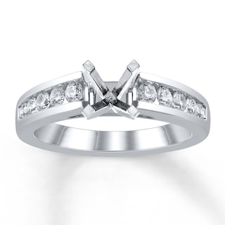 Previously Owned Chosen Diamond Engagement Ring Setting 1/2 ct tw Round 14K White Gold
