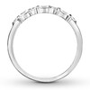 Thumbnail Image 2 of Previously Owned Diamond Anniversary Band 1/5 ct tw Marquise/Round 14K White Gold