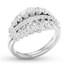 Thumbnail Image 4 of Previously Owned Diamond Anniversary Ring 1-5/8 ct tw Pear-shaped 14K White Gold