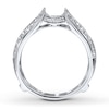 Thumbnail Image 2 of Previously Owned Diamond Enhancer Ring 3/8 ct tw Round 10K White Gold