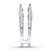 Thumbnail Image 3 of Previously Owned Diamond Enhancer Ring 3/8 ct tw Round 10K White Gold