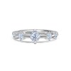 Thumbnail Image 1 of Previously Owned Certified Diamond Ring 1 ct tw Round 14K White Gold (I/2)