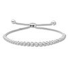 Thumbnail Image 1 of Previously Owned Diamond Bolo Bracelet 1 carat tw Round 14K White Gold 9.5"