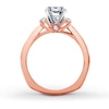 Thumbnail Image 2 of Previously Owned Diamond Ring Setting 3/4 ct tw Round 18K Rose Gold