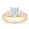 Thumbnail Image 3 of Previously Owned Diamond Engagement Ring Setting 7/8 ct tw Princess 14K Two-Tone Gold