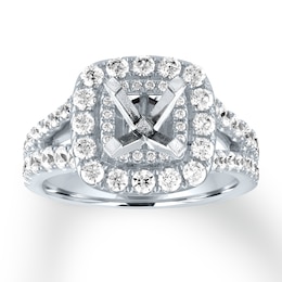 Previously Owned Vera Wang WISH Ring Setting 1-1/3 ct tw Diamonds 14K White Gold