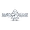 Thumbnail Image 3 of Previously Owned Diamond Ring 1/2 ct tw Pear-shaped 14K White Gold