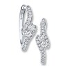 Thumbnail Image 1 of Previously Owned Ever Us Earrings 3/8 ct tw Diamonds 14K White Gold