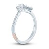 Thumbnail Image 2 of Previously Owned Pnina Tornai Diamond Chevron Wedding Band 3/8 ct tw Baguette/Oval /Round 14K White Gold