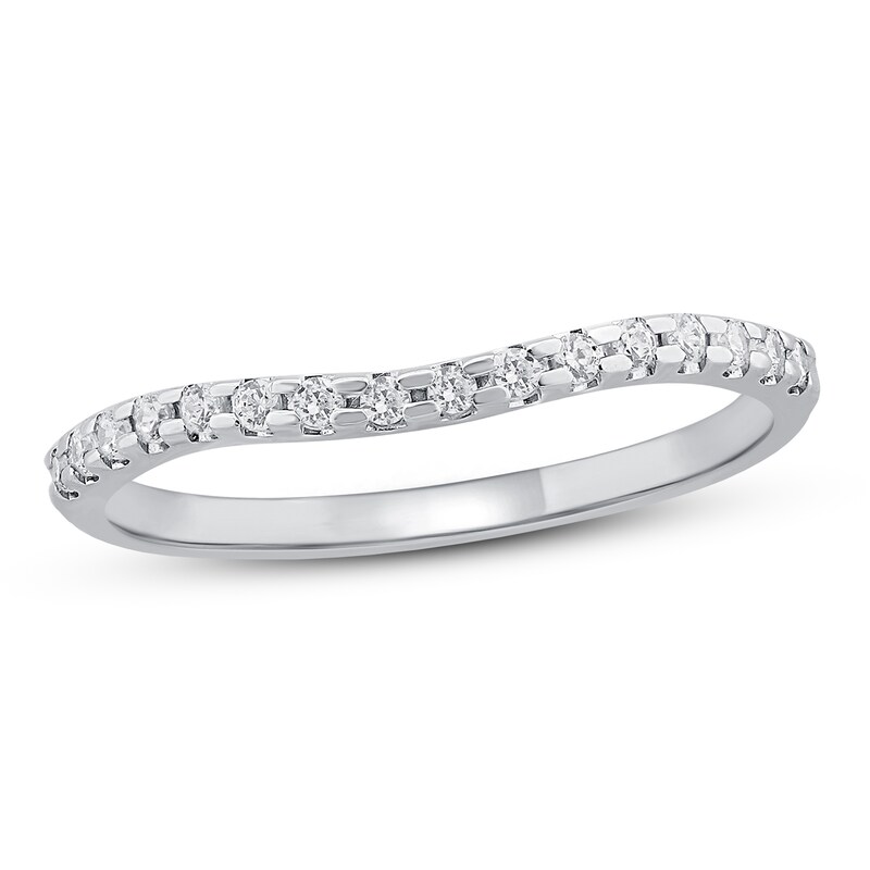 Main Image 1 of Previously Owned Diamond Anniversary Ring 1/6 ct tw Round 14K White Gold
