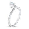 Thumbnail Image 2 of Previously Owned THE LEO First Light Diamond Ring 1/2 ct tw Round 14K White Gold