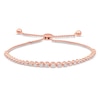 Thumbnail Image 1 of Previously Owned Diamond Bolo Bracelet 1 ct tw Round 14K Rose Gold