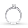 Thumbnail Image 2 of Previously Owned Diamond Promise Ring 1/3 ct tw Round 10K White Gold