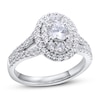 Thumbnail Image 1 of Previously Owned Diamond Engagement Ring 1-1/2 ct tw Round 14K White Gold