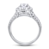 Thumbnail Image 2 of Previously Owned Diamond Engagement Ring 1-1/2 ct tw Round 14K White Gold