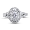 Thumbnail Image 4 of Previously Owned Diamond Engagement Ring 1-1/2 ct tw Round 14K White Gold