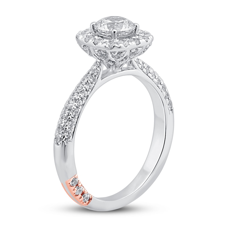Main Image 2 of Previously Owned Pnina Tornai Say You Love Me Diamond Engagement Ring 1-3/8 ct tw Round 14K White Gold