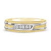 Thumbnail Image 3 of Previously Owned Men's Diamond Ring 1/10 ct tw Round 10K Yellow Gold
