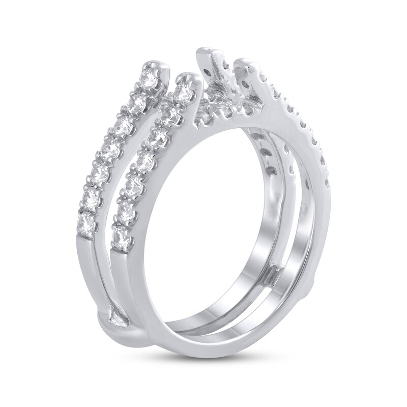 Main Image 2 of Previously Owned Diamond Enhancer Ring 1 ct tw Round 14K White Gold
