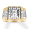 Thumbnail Image 1 of Previously Owned Men's Diamond Ring 3/4 carat tw Round 14K Yellow Gold