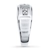 Thumbnail Image 3 of Previously Owned Diamond Men's Band 1/2 ct tw Round-cut 14K White Gold
