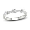 Thumbnail Image 1 of Previously Owned Diamond 3-Stone Ring 1/2 ct tw Round 10K White Gold