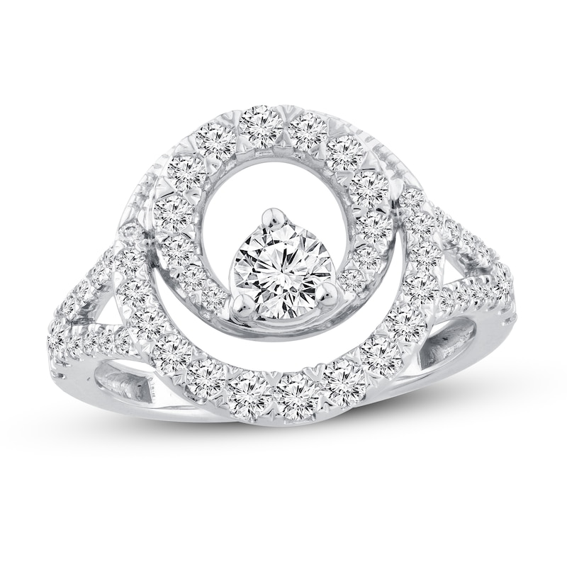 Main Image 1 of Previously Owned  Diamond Ring 1 ct tw Round 14K White Gold