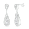 Thumbnail Image 1 of Previously Owned Diamond Dangle Earrings 1/2 ct tw Round 10K White Gold