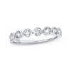 Thumbnail Image 1 of Previously Owned Diamond Anniversary Band 1/2 ct tw Bezel-set 14K White Gold