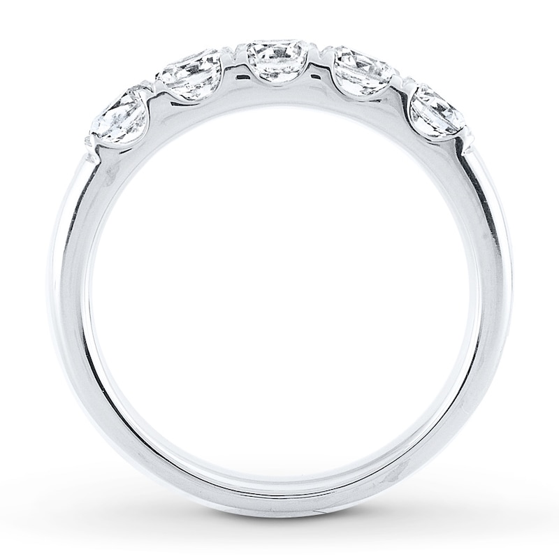 Main Image 2 of Previously Owned Diamond Anniversary Ring 1 carat tw Round 14K White Gold