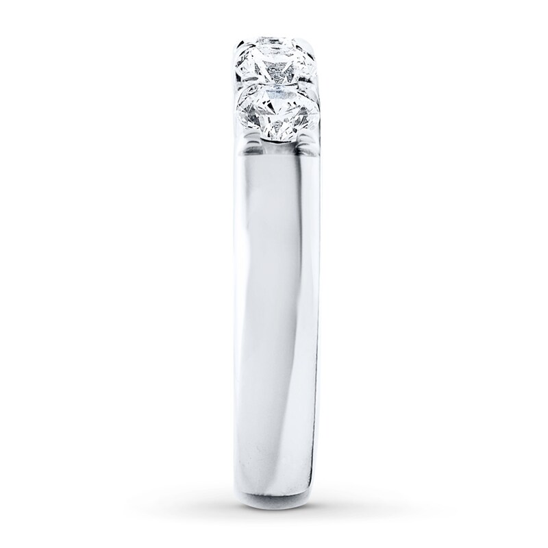 Main Image 3 of Previously Owned Diamond Anniversary Ring 1 carat tw Round 14K White Gold