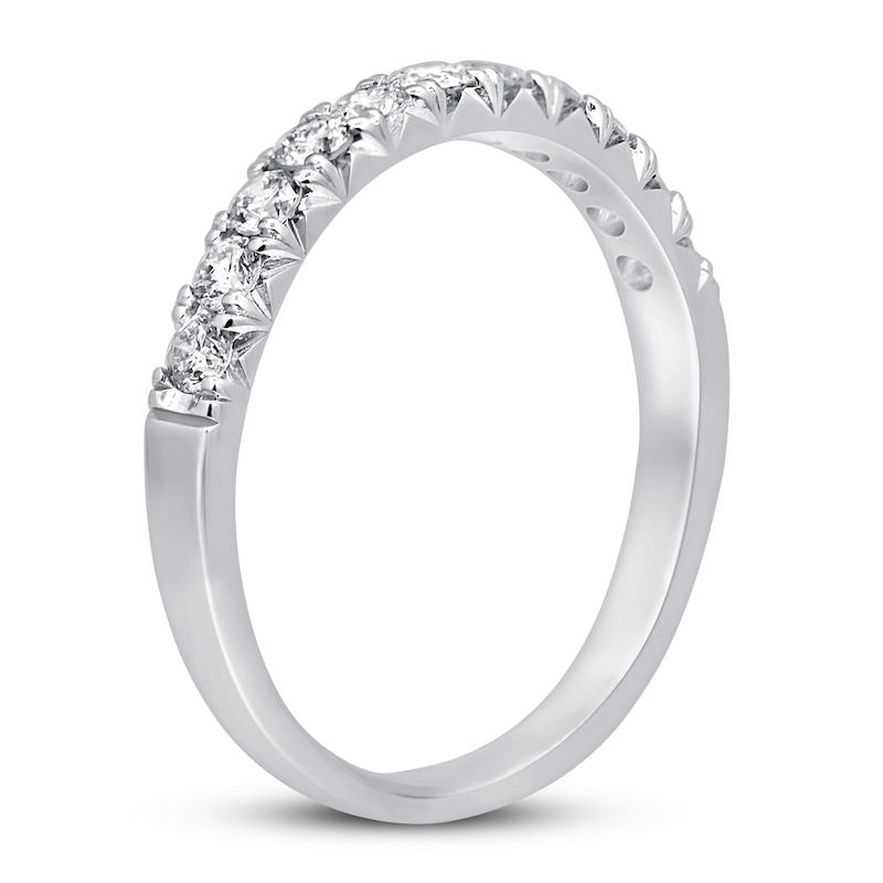 Main Image 2 of Previously Owned Diamond Anniversary Ring 1/2 ct tw Round 14K White Gold