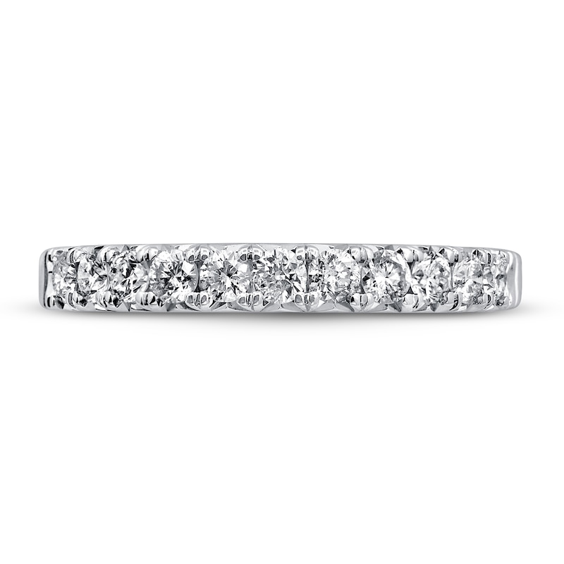 Main Image 3 of Previously Owned Diamond Anniversary Ring 1/2 ct tw Round 14K White Gold