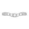 Thumbnail Image 3 of Previously Owned Diamond Contour Ring 3/8 ct tw Round 14K White Gold