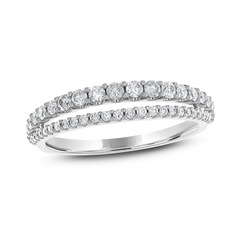 Main Image 1 of Previously Owned Diamond Ring 1/2 ct tw Round 10K White Gold