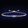 Thumbnail Image 2 of Previously Owned Certified Diamond Bolo Bracelet 1 ct tw Round 14K Yellow Gold