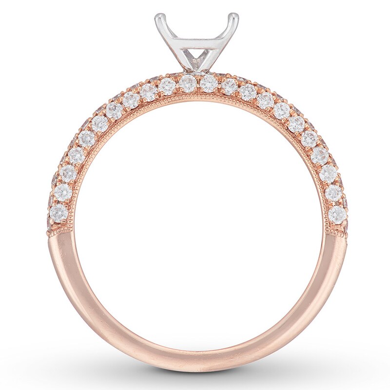 Main Image 2 of Previously Owned Neil Lane Ring Setting 1/2 carat tw Diamonds 14K Rose Gold