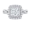 Thumbnail Image 3 of Previously Owned Vera Wang WISH Ring Setting 3/4 ct tw Diamonds 14K White Gold
