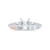 Thumbnail Image 1 of Previously Owned Pnina Tornai Diamond Ring Setting 3/8 ct tw Round/Baguette 14K White Gold