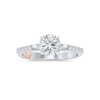 Thumbnail Image 3 of Previously Owned Pnina Tornai Diamond Ring Setting 3/8 ct tw Round/Baguette 14K White Gold