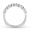 Thumbnail Image 2 of Previously Owned Hearts Desire Anniversary Band 1/2 cttw Diamonds 18K White Gold