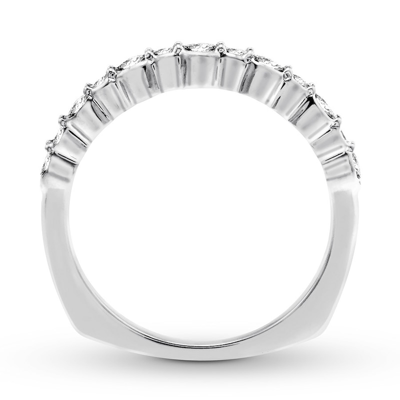 Main Image 2 of Previously Owned Hearts Desire Anniversary Band 1/2 cttw Diamonds 18K White Gold