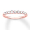 Thumbnail Image 1 of Previously Owned Colorless Diamond Anniversary Ring 1/2 carat tw 14K Rose Gold