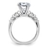 Thumbnail Image 2 of Previously Owned Hearts Desire Ring Setting 1/2 ct tw Diamonds 18K White Gold/Platinum