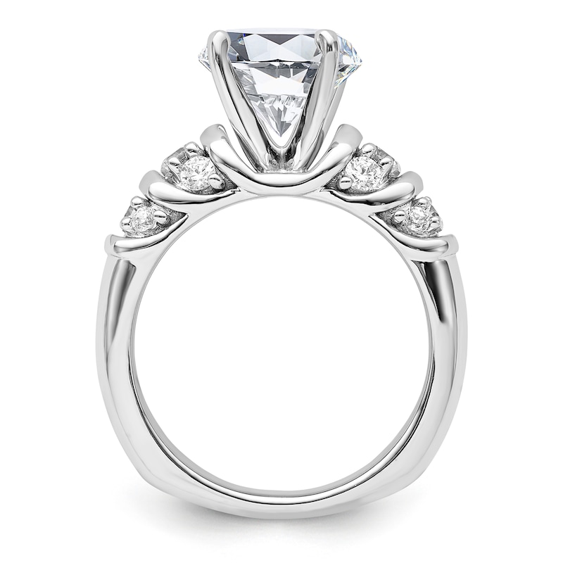 Main Image 2 of Previously Owned Hearts Desire Ring Setting 1/2 ct tw Diamonds 18K White Gold/Platinum